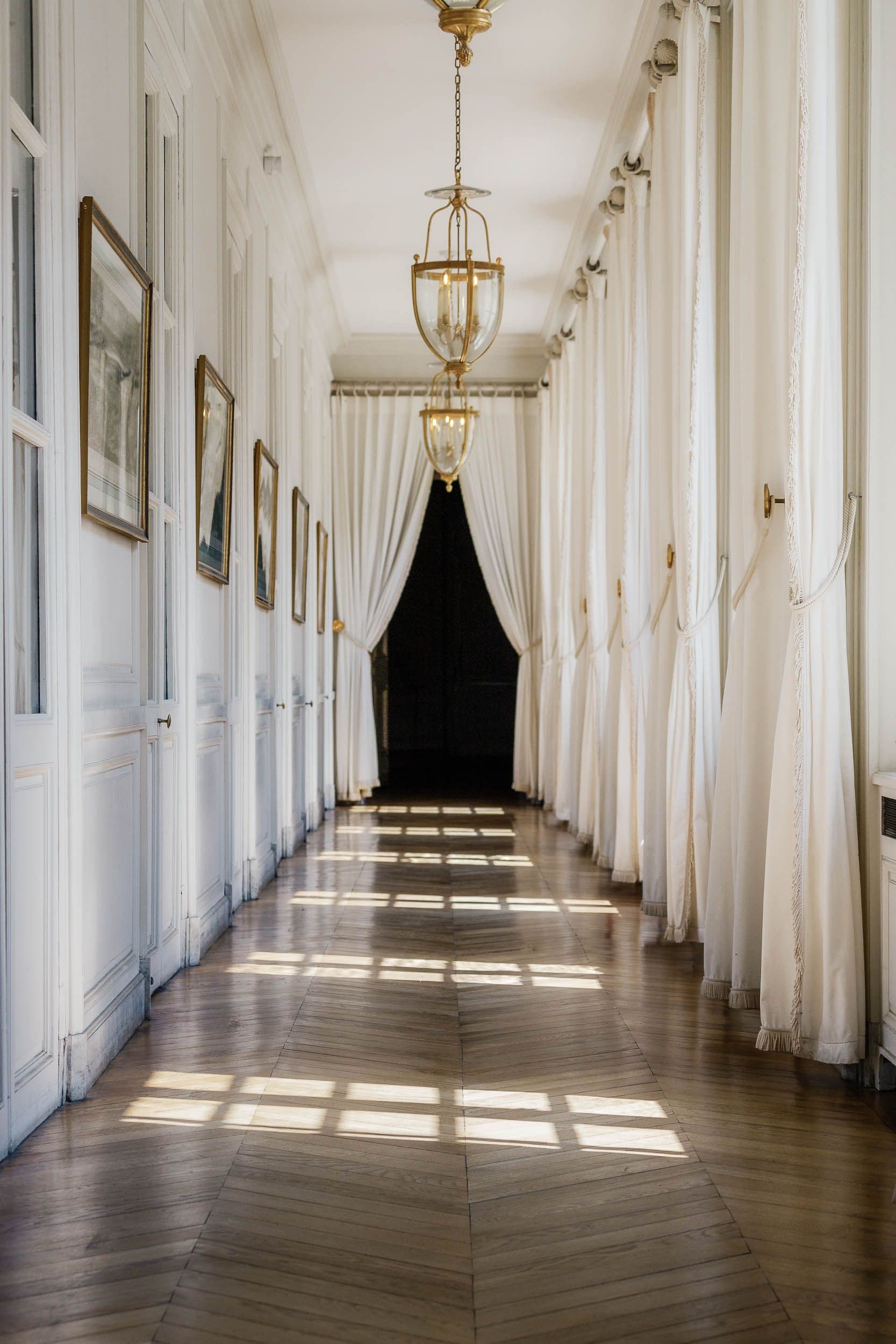 Couloir dans le château de Versailles